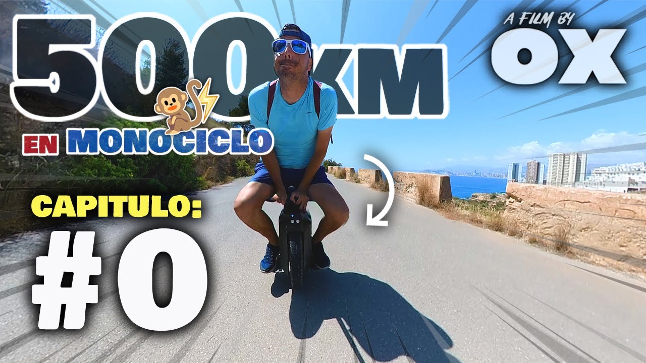 🔰Así VIAJO más de 500KM en MONOCICLO ELÉCTRICO por ESPAÑA #0 Capítulo