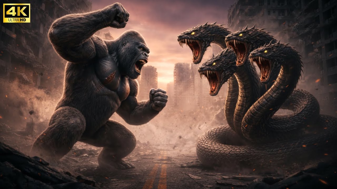 Kong vs Abyssal Hydra | Monster Short Film #kingkong