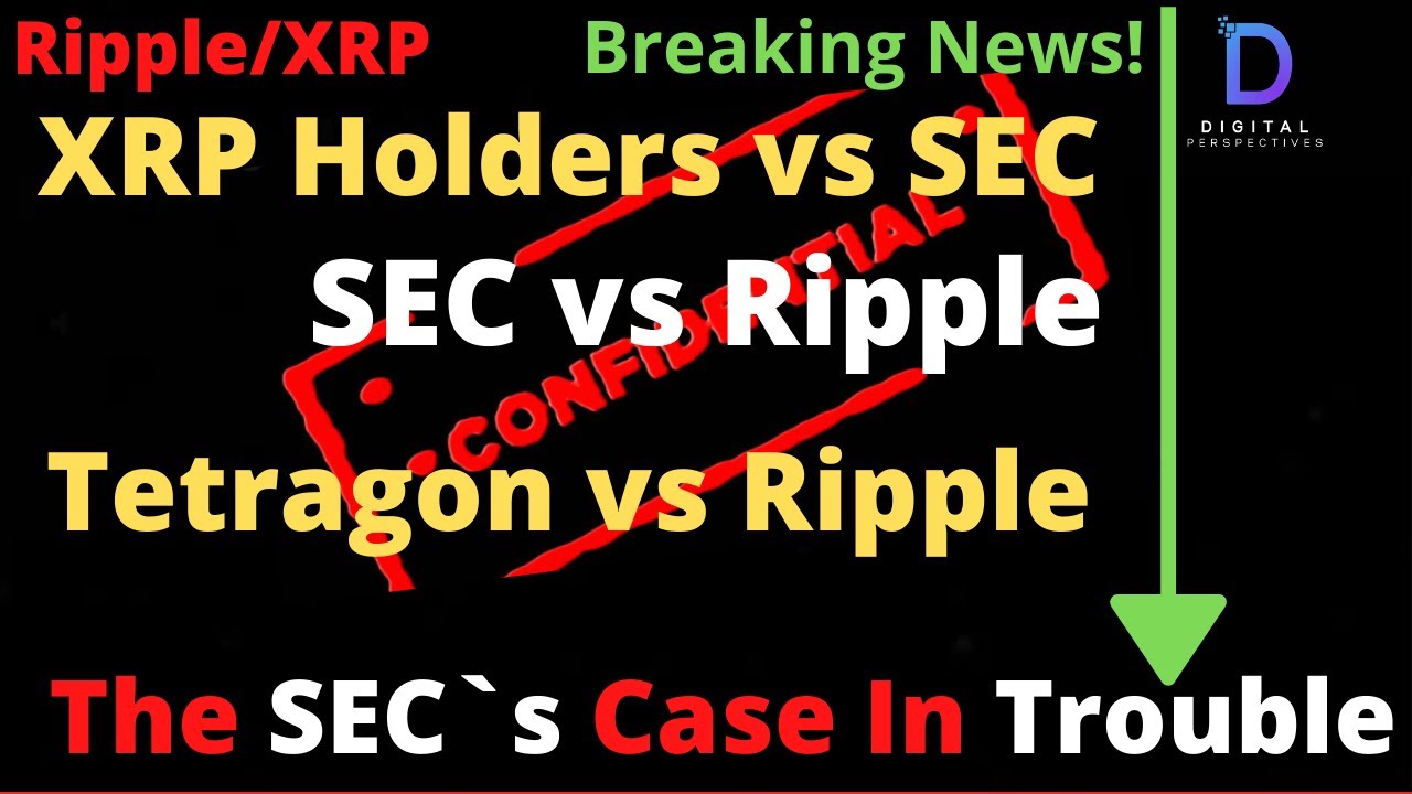 Ripple/XRP-Breaking News On SEC vs Ripple,XRP Holders vs SEC,Tetragon vs Ripple,The Odds Favor XRP
