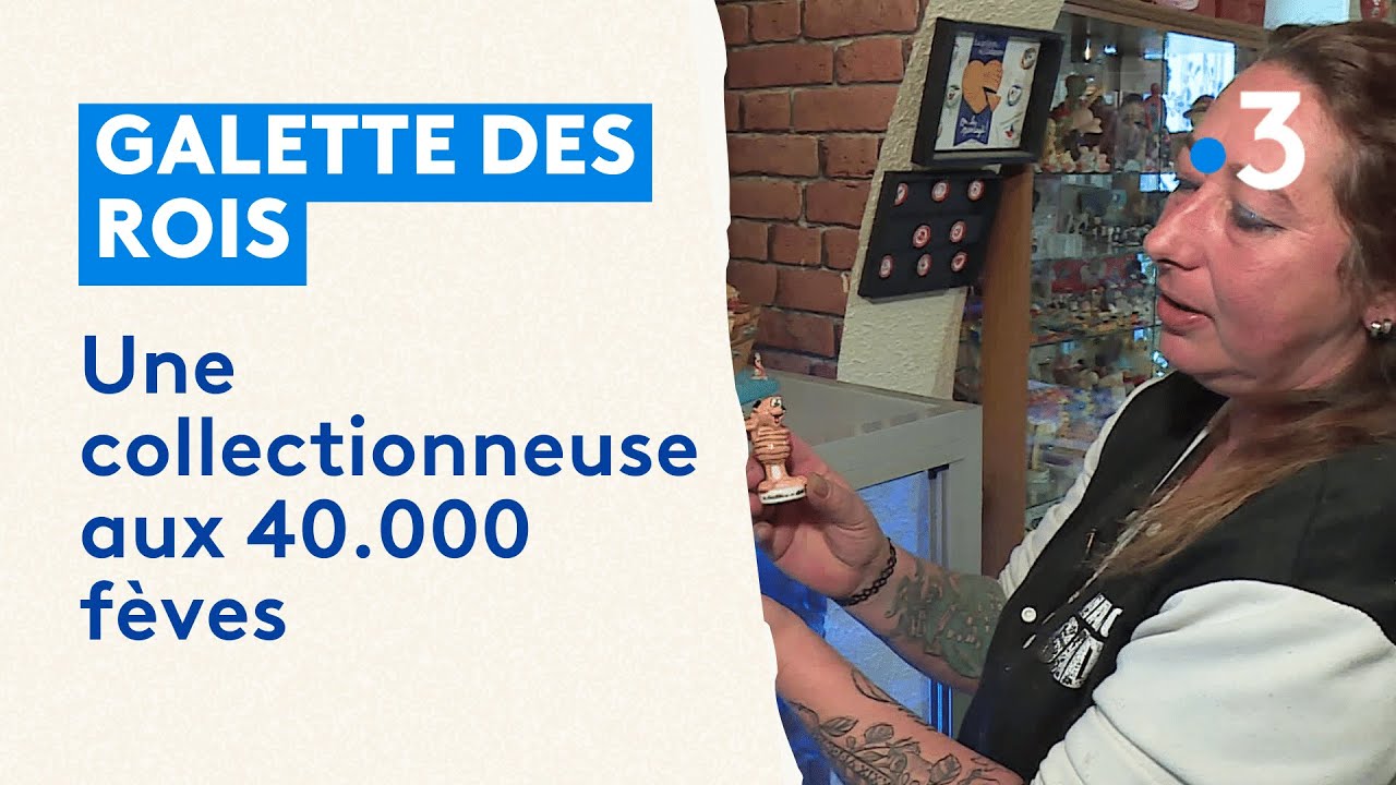 Elle possède plus de 40.000 fèves de galettes des rois