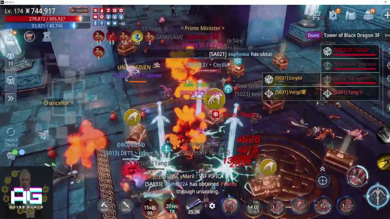 TOWER + BATTLEFIELD 2ND SLOT - MIR4