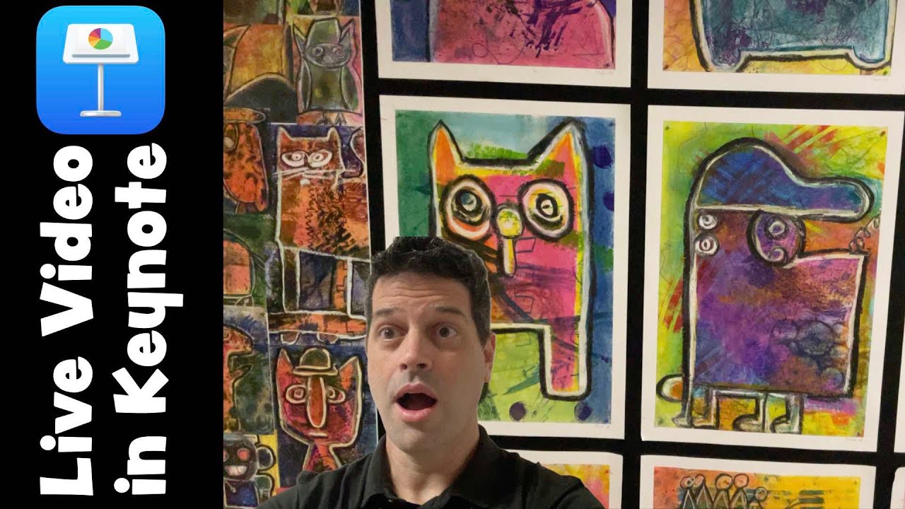 No green screen needed! Live Video in Keynote