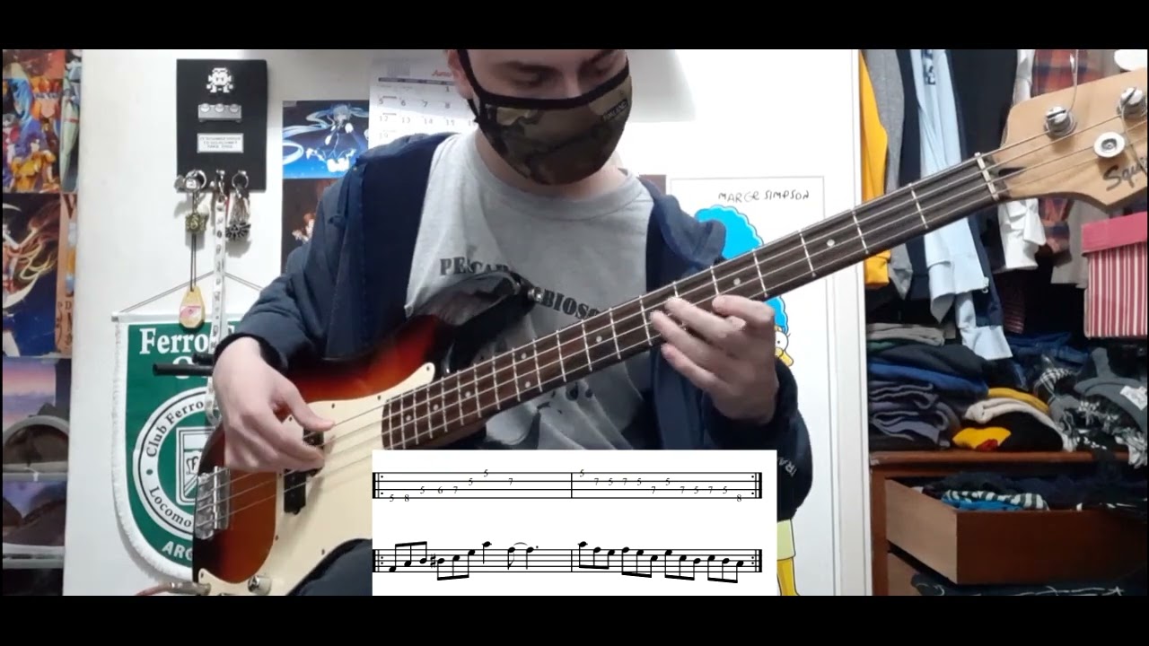 Pescado Rabioso - Post-Crucifixión Cover Bajo (partitura y TAB)
