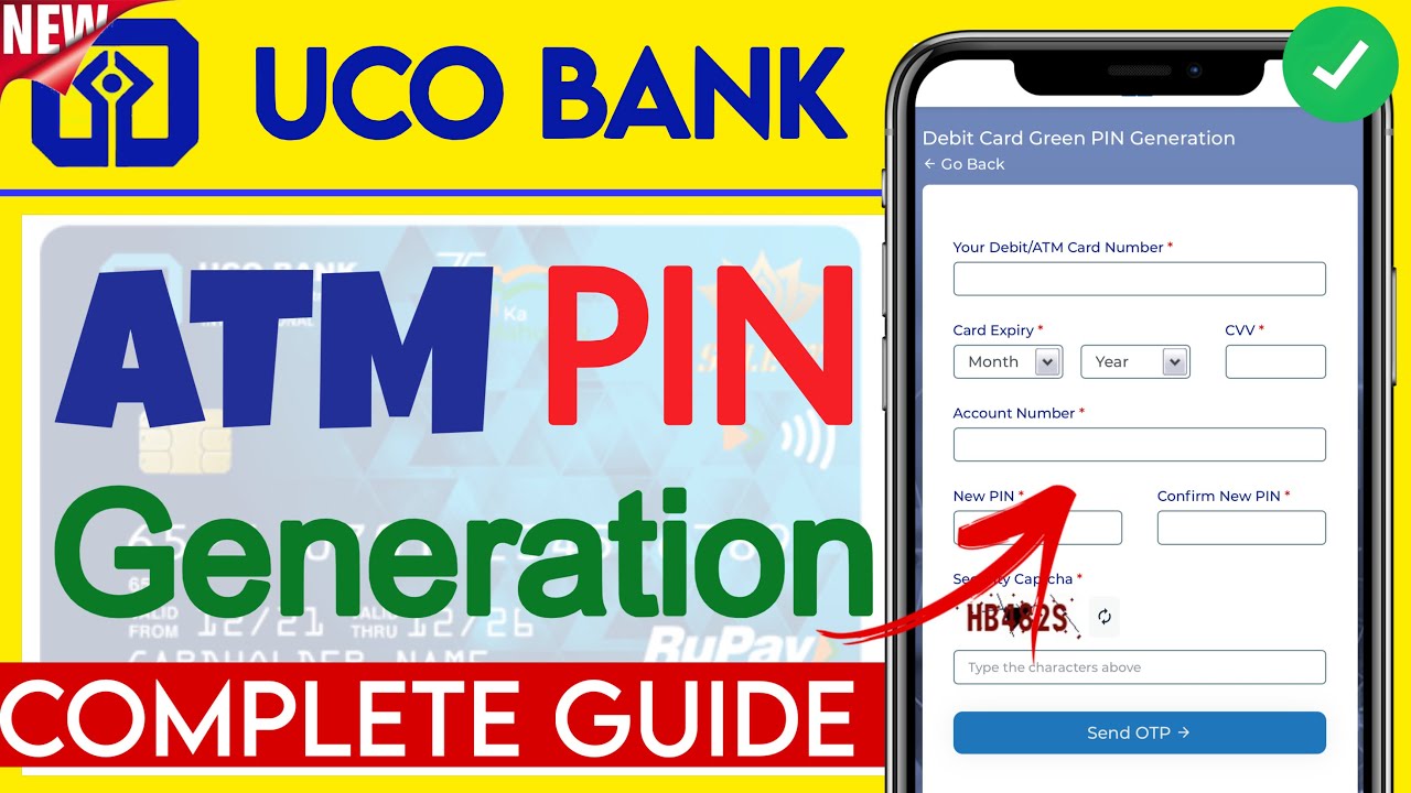 UCO Bank ATM PIN Generate Online 2026 | UCO Bank Debit Card PIN Kaise Banaye