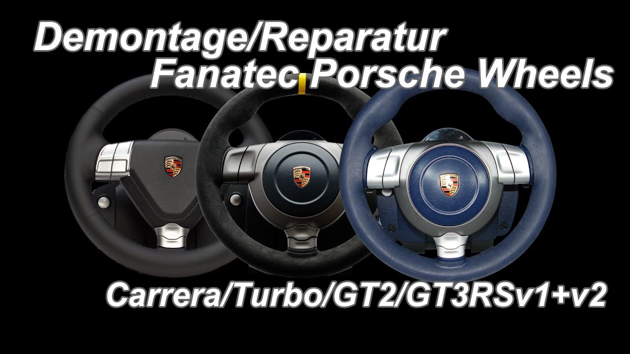 Fanatec Porsche Wheels: Demontage/Reparatur (GT3RS, GT2, Turbo, Carrera)
