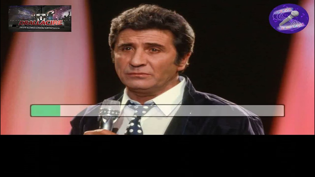 Karaoké Gilbert Bécaud - Le bain de Minuit (bandes son Kpf)