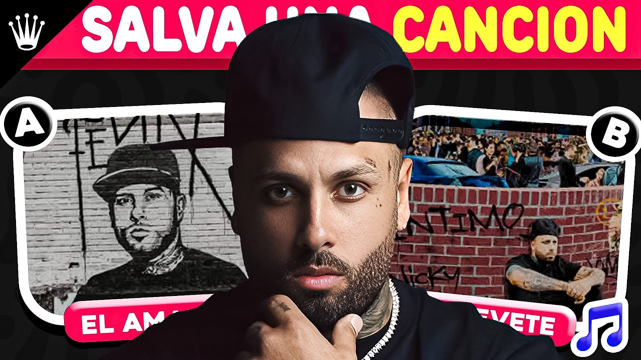 Salva Una Cancion De Nicky Jam 🎤🔥 |  ¿Que Cancion Prefieres? | BRAHYMUSIC