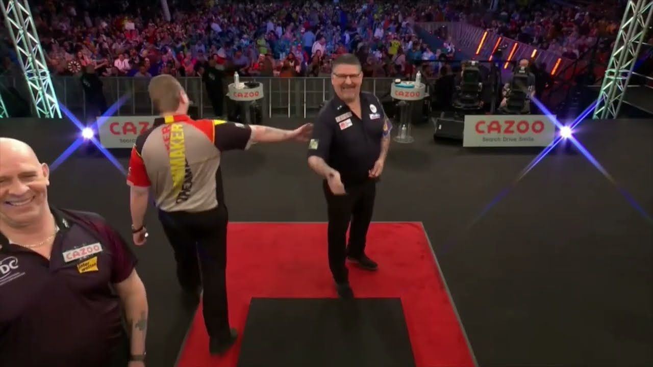 Cazoo UK Open Round 6 Gary Anderson vs Dimitri Van Den Bergh