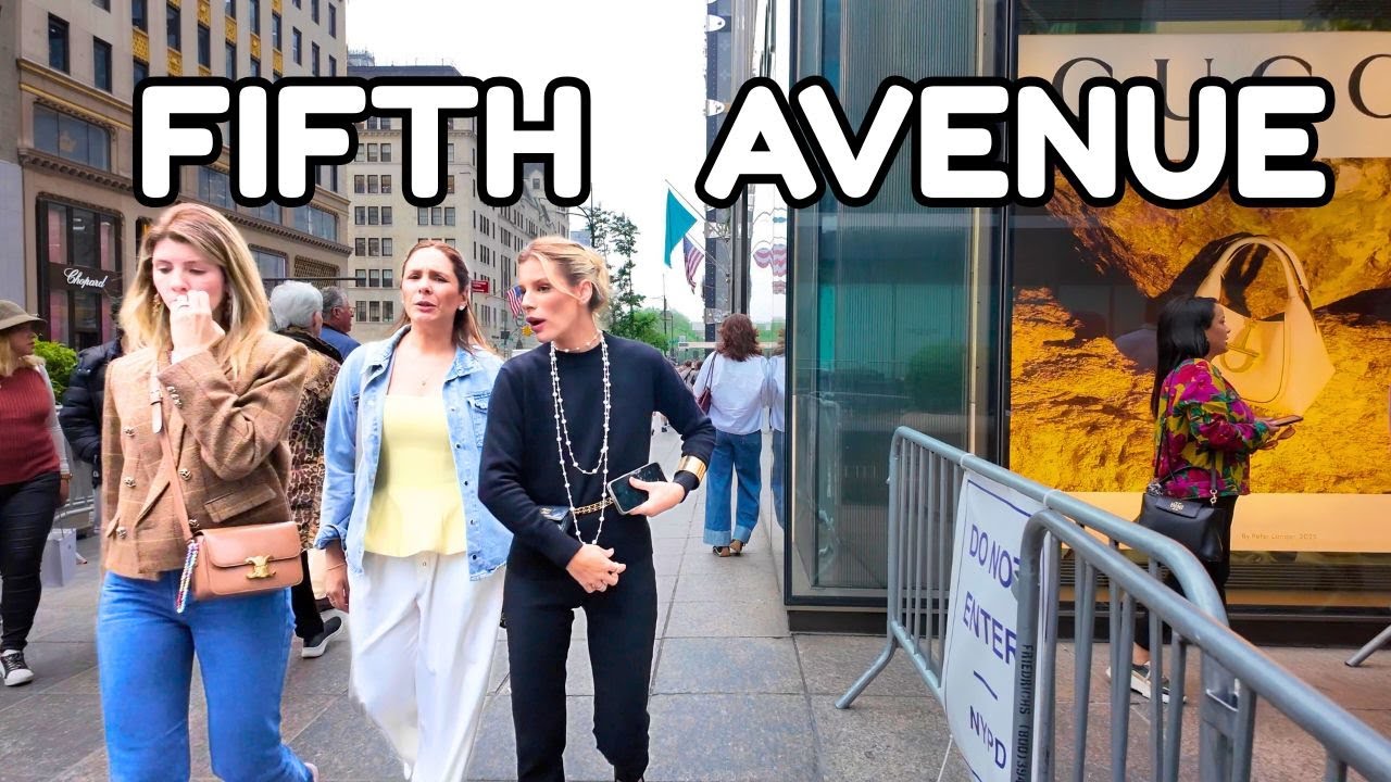 Exploring NYC 5TH AVENUE | Full Tour 2025