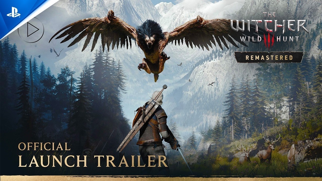 The Witcher 3: Wild Hunt Remastered - Launch Trailer | PS5 Games