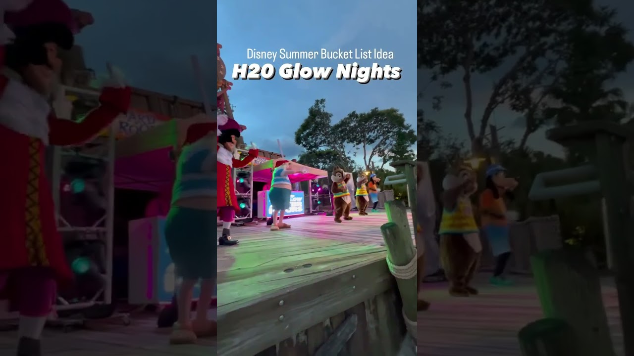 Disney summer bucket list idea-H20 Glow Nights!  The ultimate way to kickstart summer-check it out!
