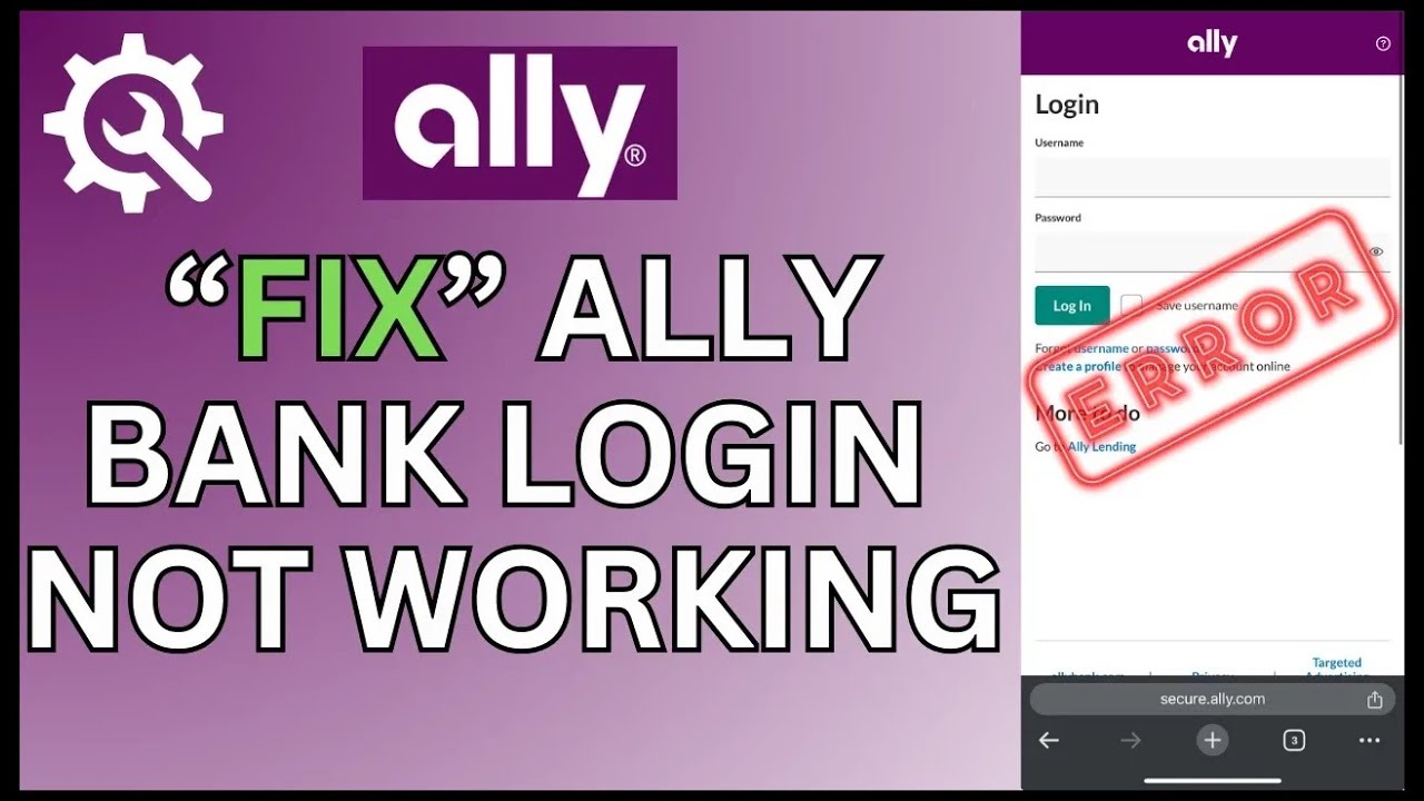 How to Fix Ally Bank Login Not Working 2024?