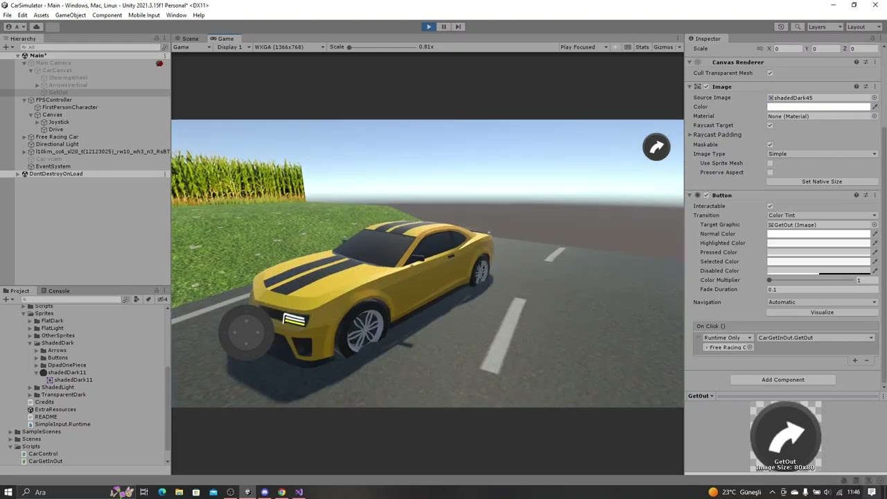 Unity3D- Mobil araba oyunu yapımı Part 2/2