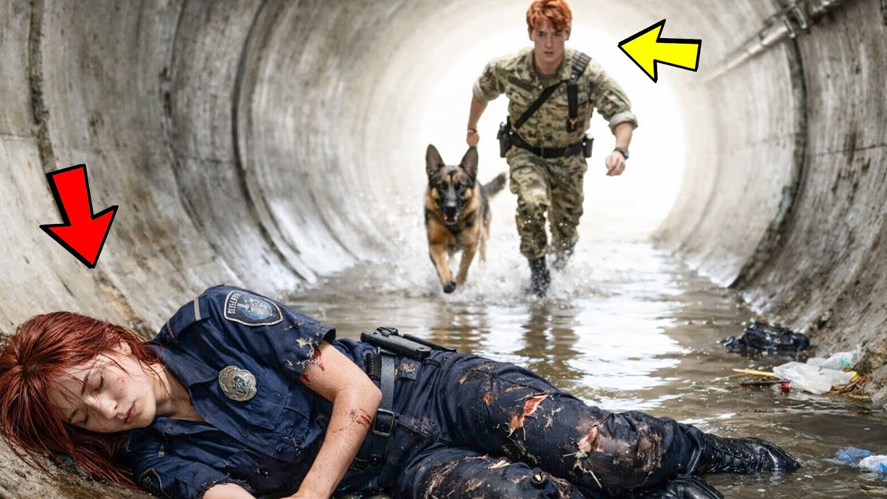 Navy SEAL und sein K9 fanden Officer im Abwasserkanal – ihre Tat änderte alles.