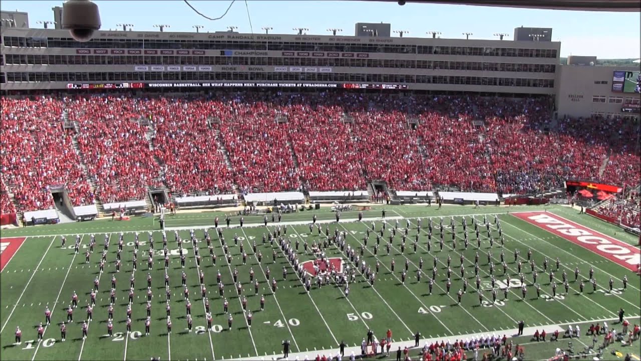 Wisconsin Marching Band -  Halftime        9-6-2014