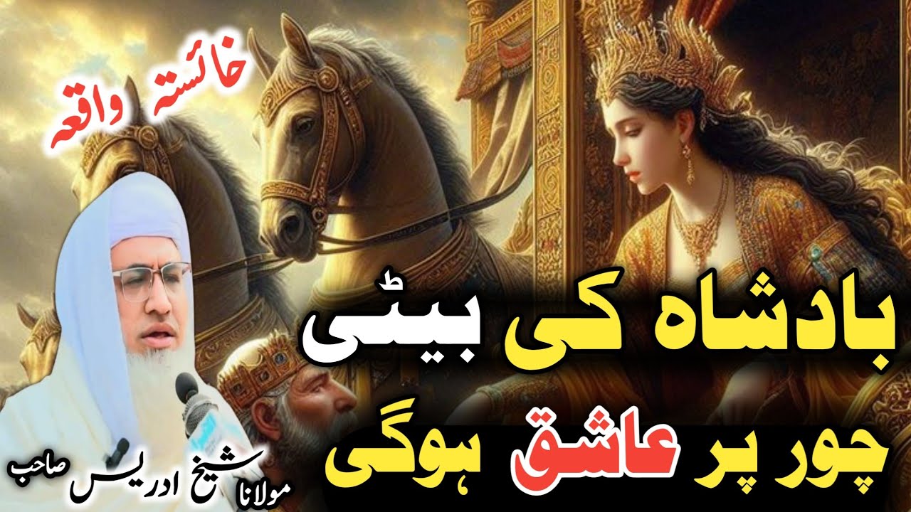 Poshto bayan / molana idress sab / Islamic video / بادشاہ کی بیٹی 