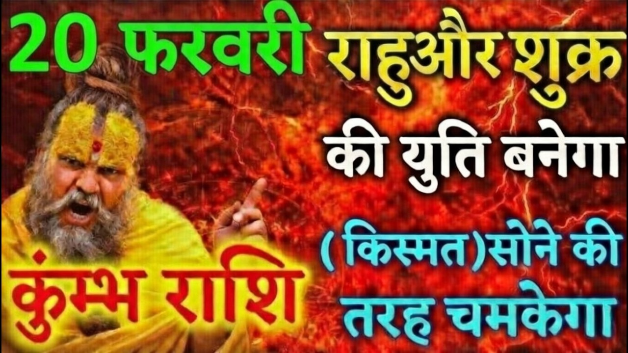 कुम्भ राशि 16 फरवरी से ⚠️ अच्छा होगा या बुरा