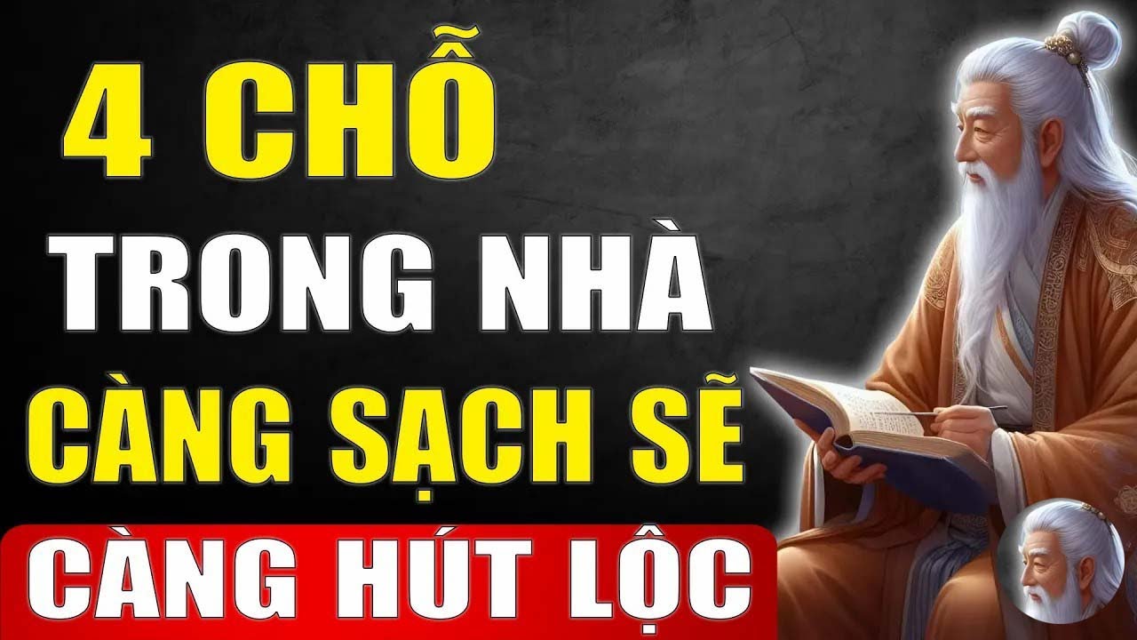 Cổ Nhân Dặn 4 Chỗ Trong Nhà Càng Sạch Sẽ Càng Hút Tài Lộc, Tăng Phúc Khí Bình An