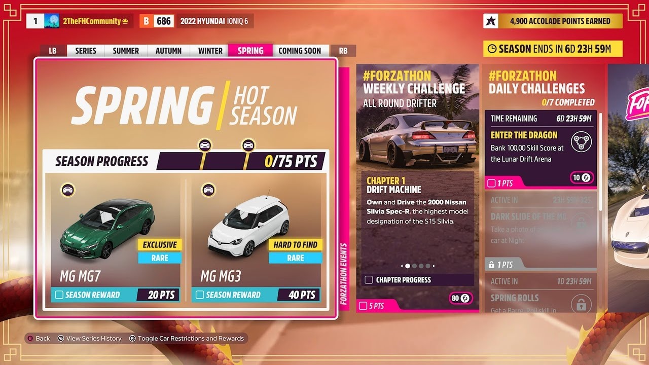 Forza Horizon 5 How to Complete Festival Playlist Spring Season [Series 30]