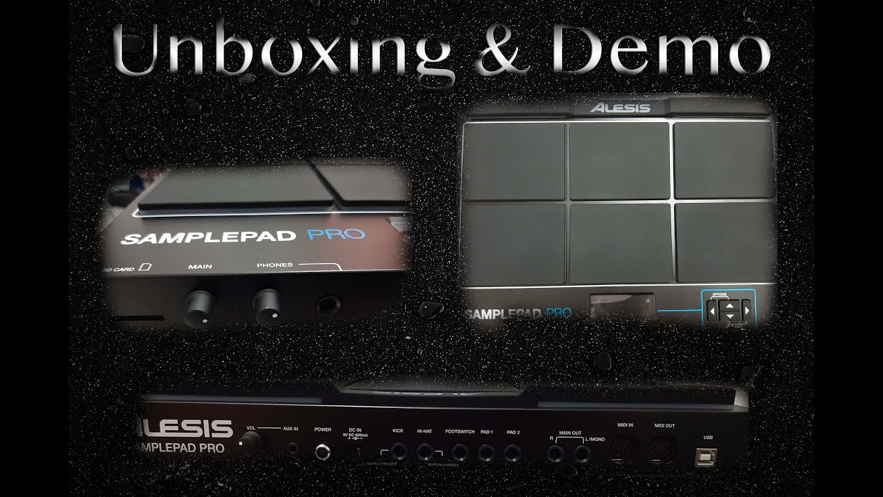 Alesis Samplepad Pro Unboxing and Demo