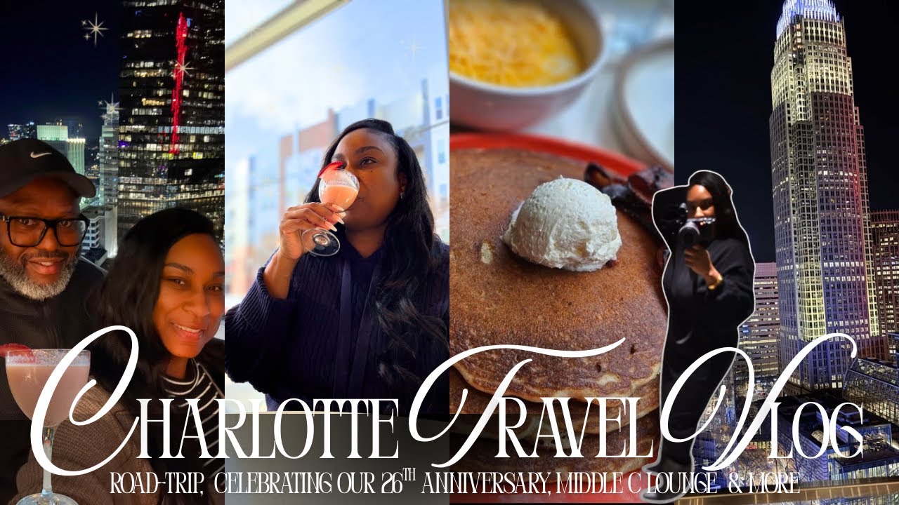 VLOG~Ripping & Running| Road-trip to Charlotte| Celebrating our 26th Anniversary ❤️