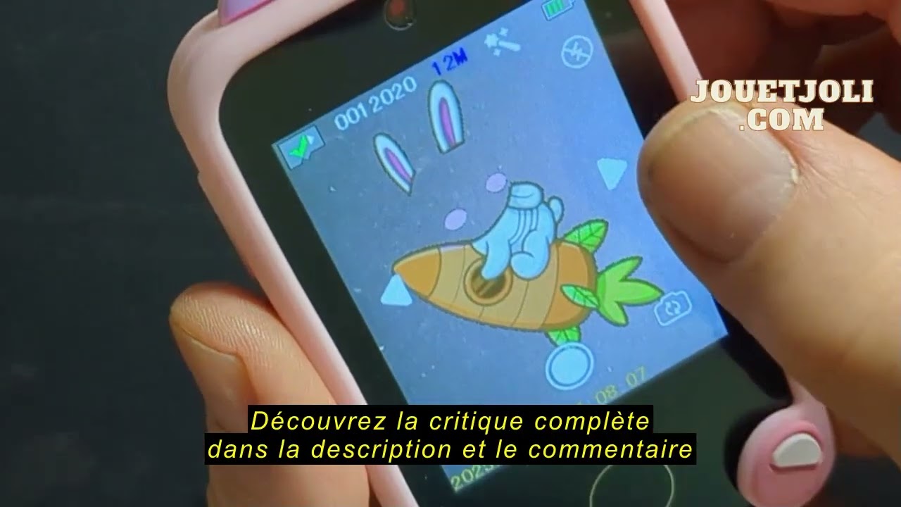 Avis sur la CONNECTOYS Telephone Portable pour Enfant - Smartphone Enfant - Appareil Photo Enfant -