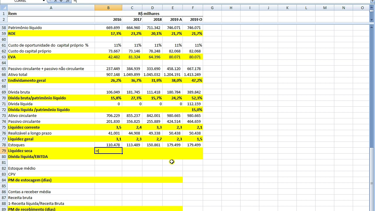 VIdeo 24 - Liquidez seca