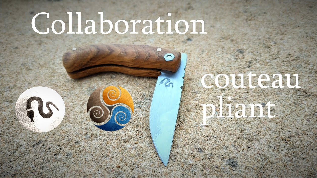 🔪 COUTELLERIE : FABRICATION D'UN COUTEAU  PLIANT - COLLABORATION AVEC ERIC DENEKEN 🗡️