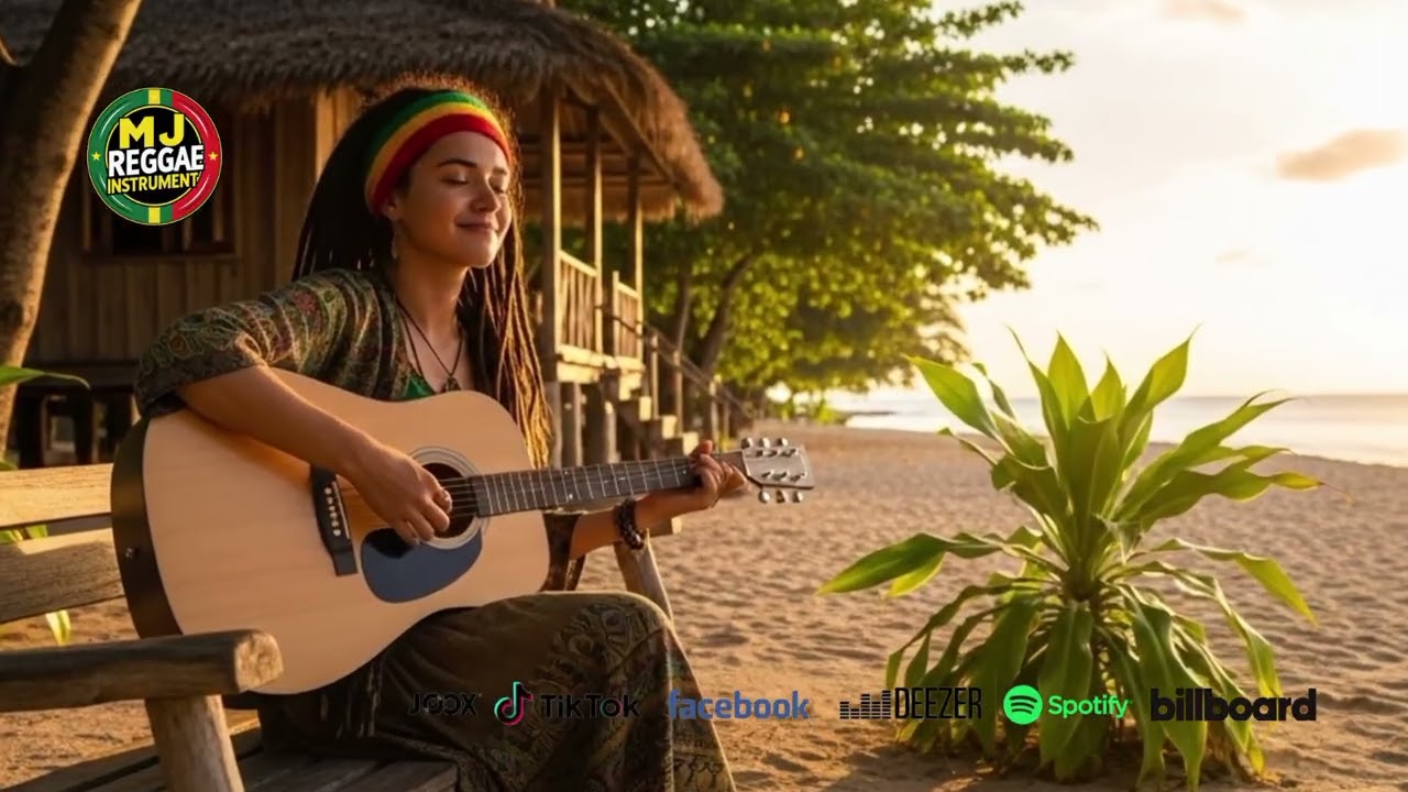 Positive Vibes Reggae Instrumental – Feel Good Guitar 🎶