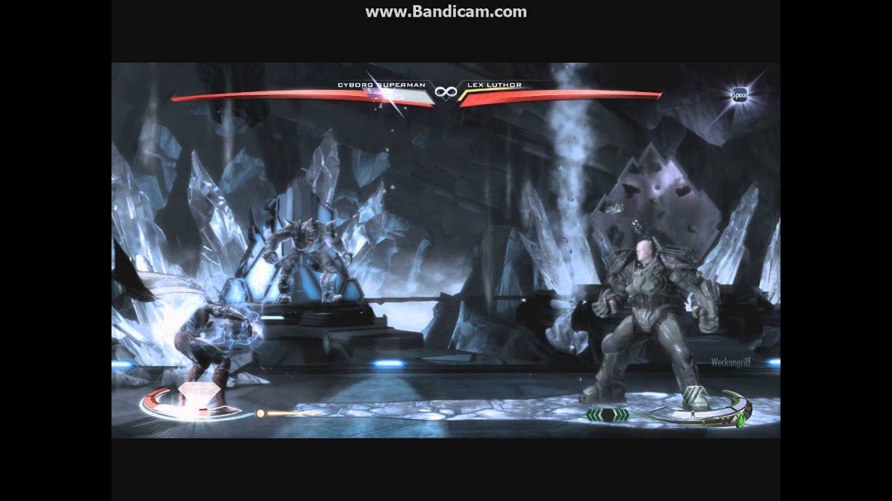 Cyborg Superman vs  Lex Luther | Injustice | Gameplay #1 | Metalface