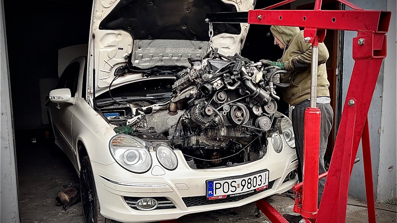 MERCEDES ВЕСЬ В МАСЛЕ! OM 642 замена ЦЕПИ ГРМ! ГАРАЖНЫЕ БУДНИ! SUBARU Legacy снова на ходу! 