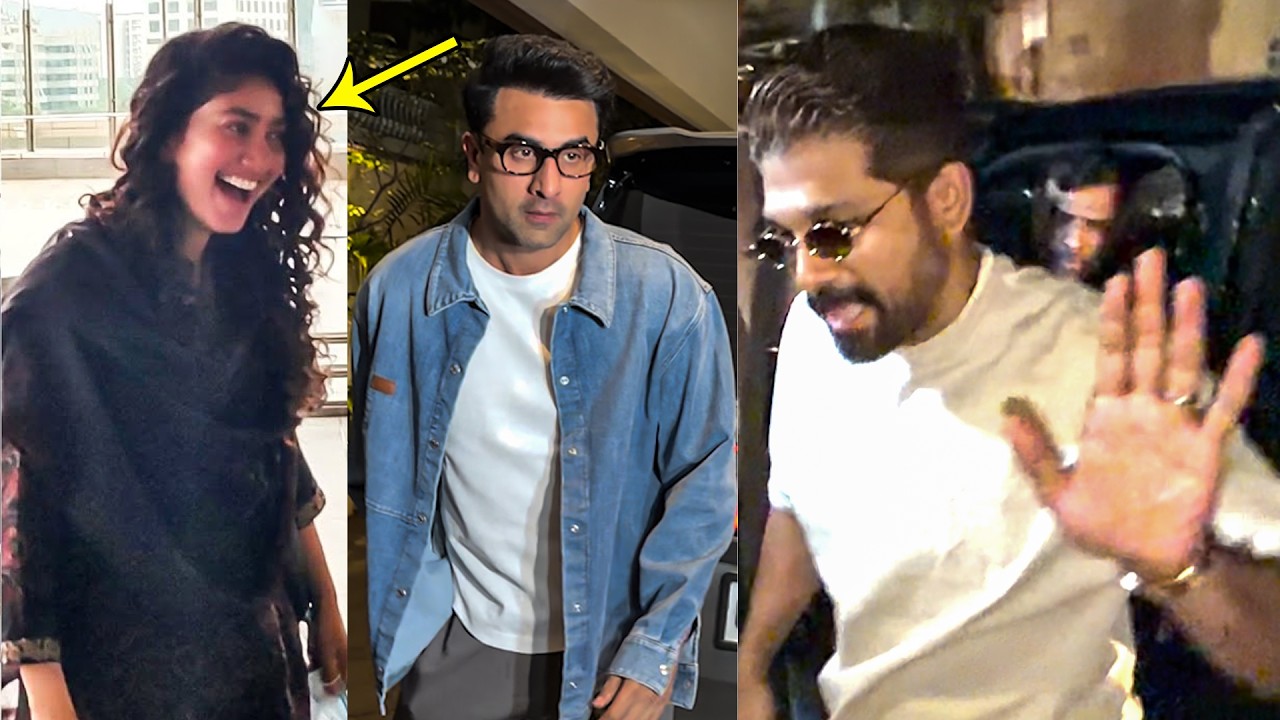 Ranbir Kapoor, Saipallavi & Allu Arjun Visuals At Bandra | Ramayan Glimpse | Filmylooks