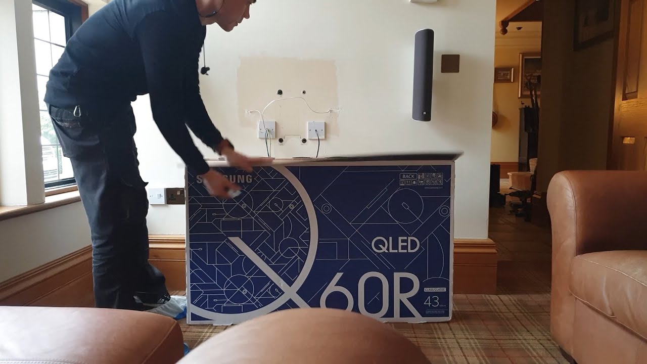 Samsung Q60R QLED Wall Mount, Step by Step Installation.