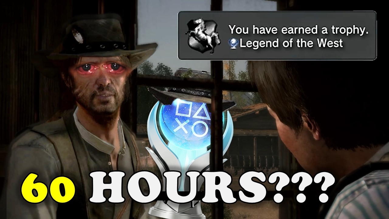 I spent 60 HOURS on this platinum... (Red Dead Redemption)