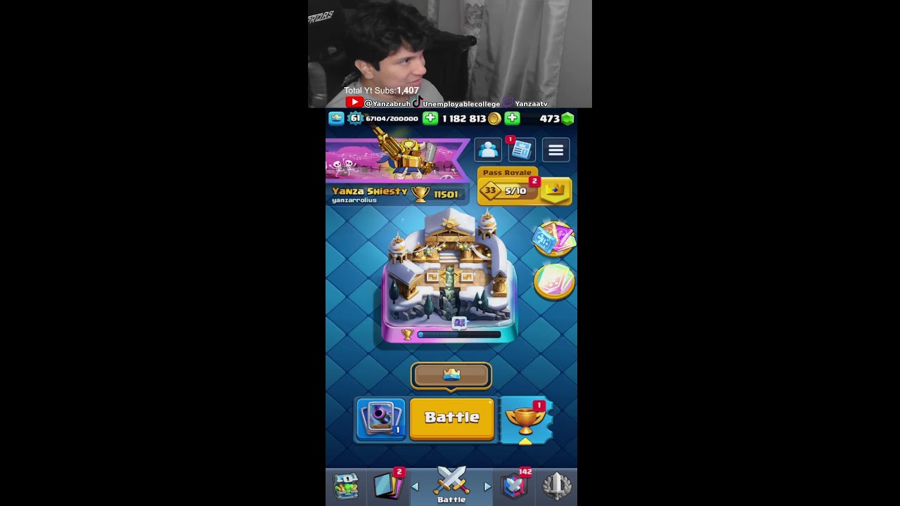CLASH ROYALE N CHILL - 12k trophies?