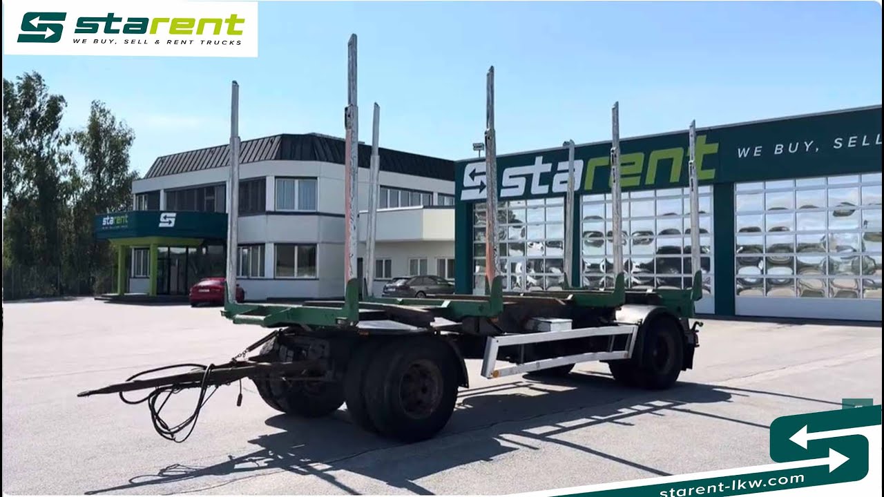 verkauft - Riedler Holzrungen Anh&auml;nger Achswaage Exte Rungen, TR25241, www.starent-lkw.com