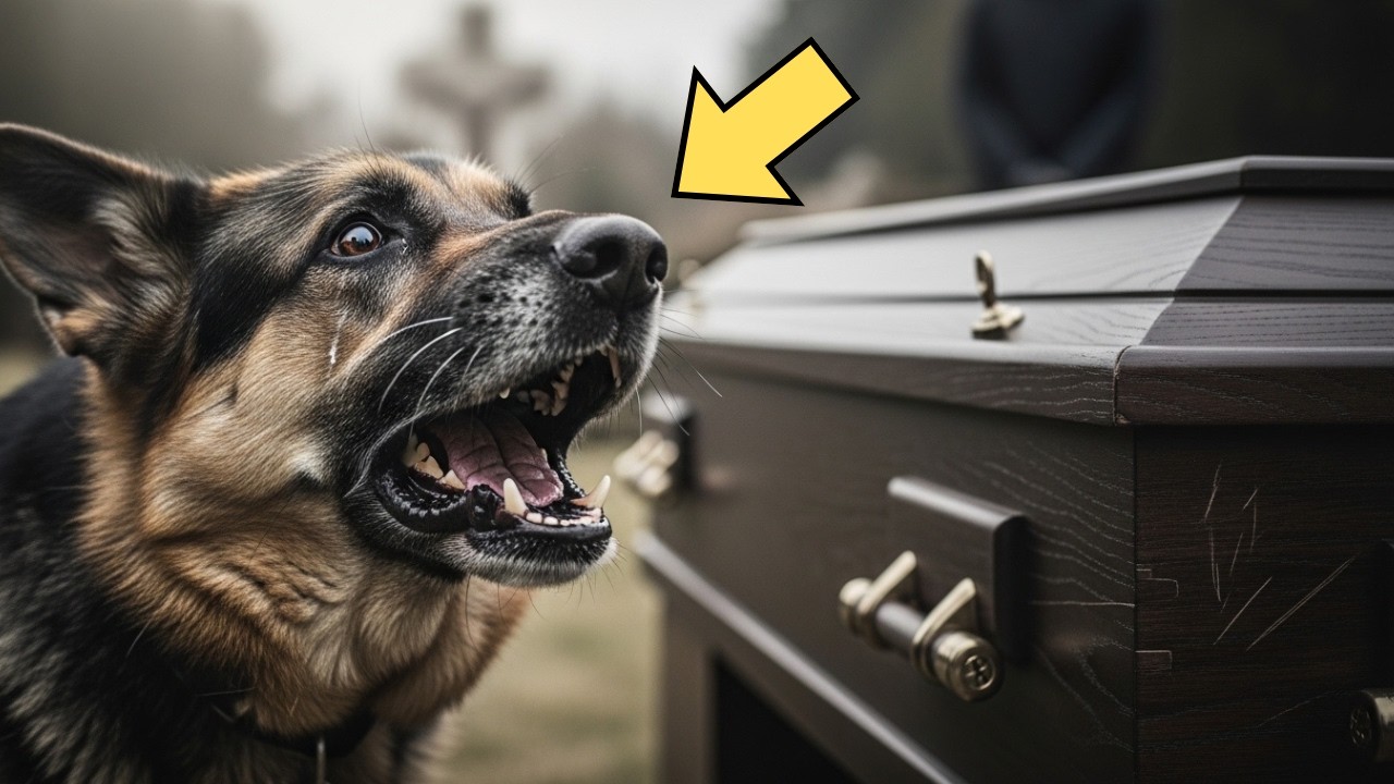 EL PERRO NO PARABA DE LADRAR AL ATAÚD — ERA DEMASIADO TARDE