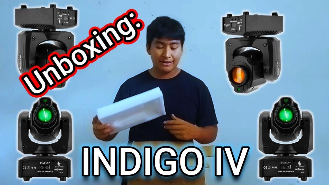 Unboxing Cabeza Móvil Alíen Pro Indigo IV. DJ EXDERI