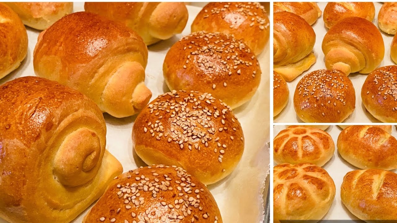 خبز بالحليب بطريقة مضمونة و ناجحة 💯 % 🥖و بأشكال مختلفة تعجب الصغار و الكبار 🥖❤️
