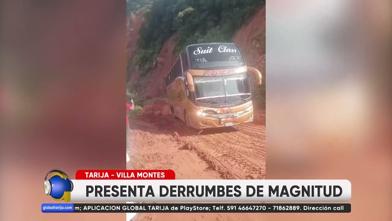 CARRETERA TARIJA- VILLA MONTES ESTA HABILITADA PARA VEHÍCULOS LIVIANOS