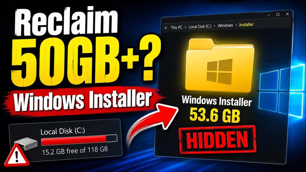 This HIDDEN Windows Folder is STEALING Your Storage Space