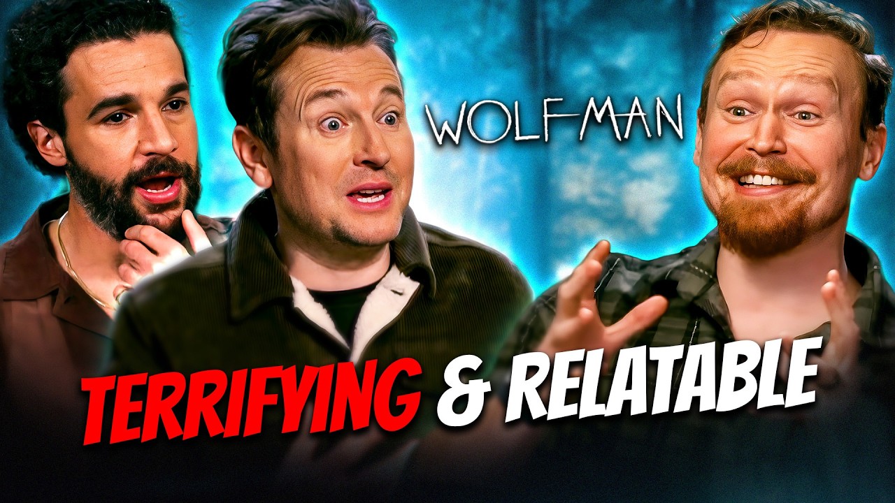 RAW, TERRIFYING, & RELATABLE!! Meeting The WOLF MAN & Its Director Leigh Whannell