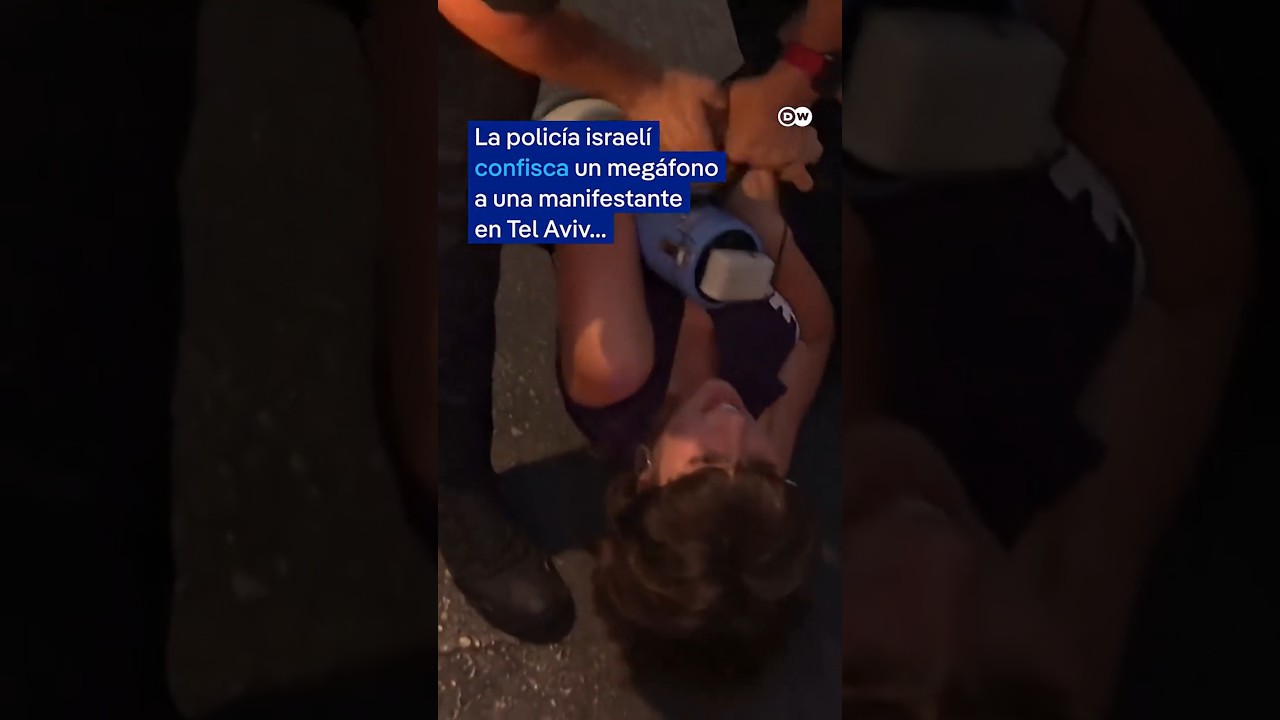 Israel&iacute;es protestan contra la violencia de colonos en Cisjordania ocupada #shorts