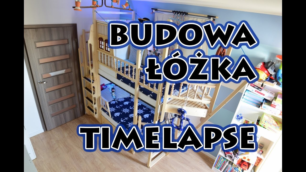 Budowa łóżka piętrowego - statek - Timelapse