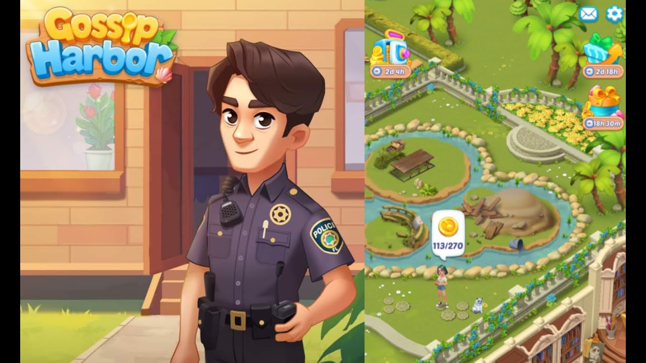 Gossip Harbor : Merge Game /🍰☕️ Day 74 Level 64-65 Part 74🥖🍞