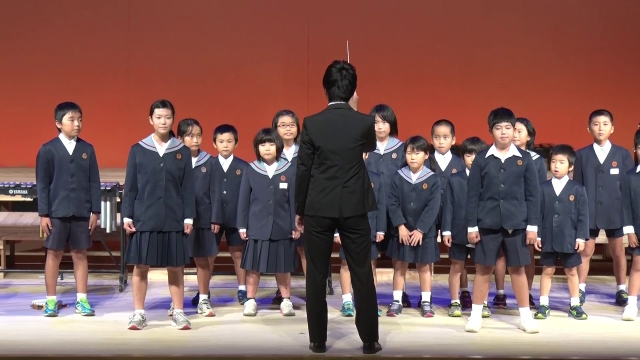 リボンのおどり 風になりたい 安納小学校第39回西之表市小・中学校合同音楽祭での合奏・合唱