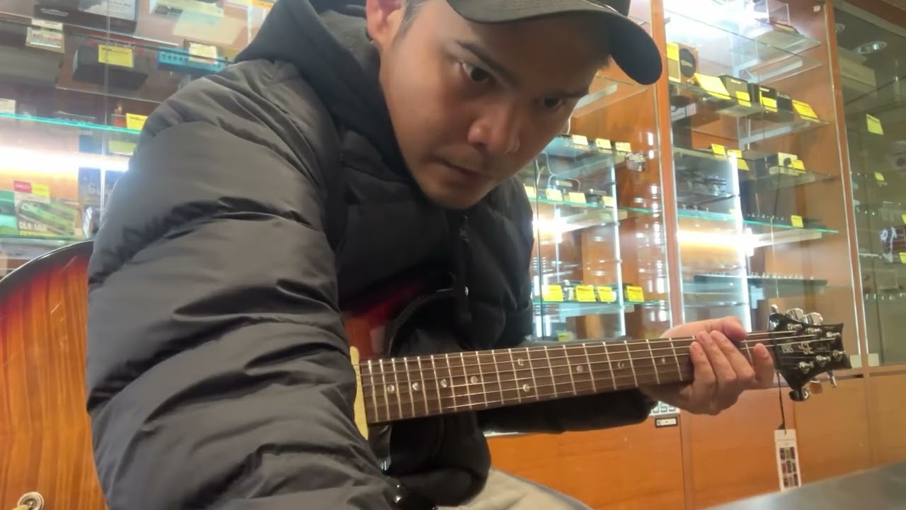 I tried PRS SE Soapbar II (Ishibashi Umeda)