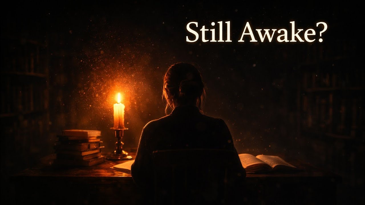 dark academia study music for Concentration | candlelit midnight library Music |  #001