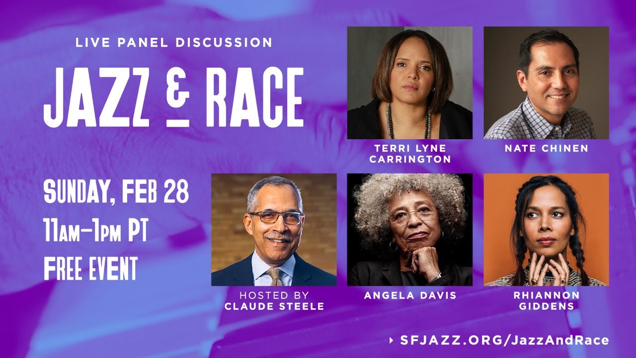 Jazz & Race Discussion w/ Angela Davis, Terri Lyne Carrington, Nate Chinen & Rhiannon Giddens