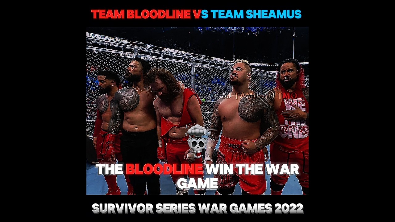THE BLOODLINE VS OWENS, MCINTYRE & BRAWLING BRUTES AT SURVIVOR SERIES 2022 & PHONK EDITS ☠️.